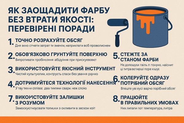 Как сэкономить краску без потери качества